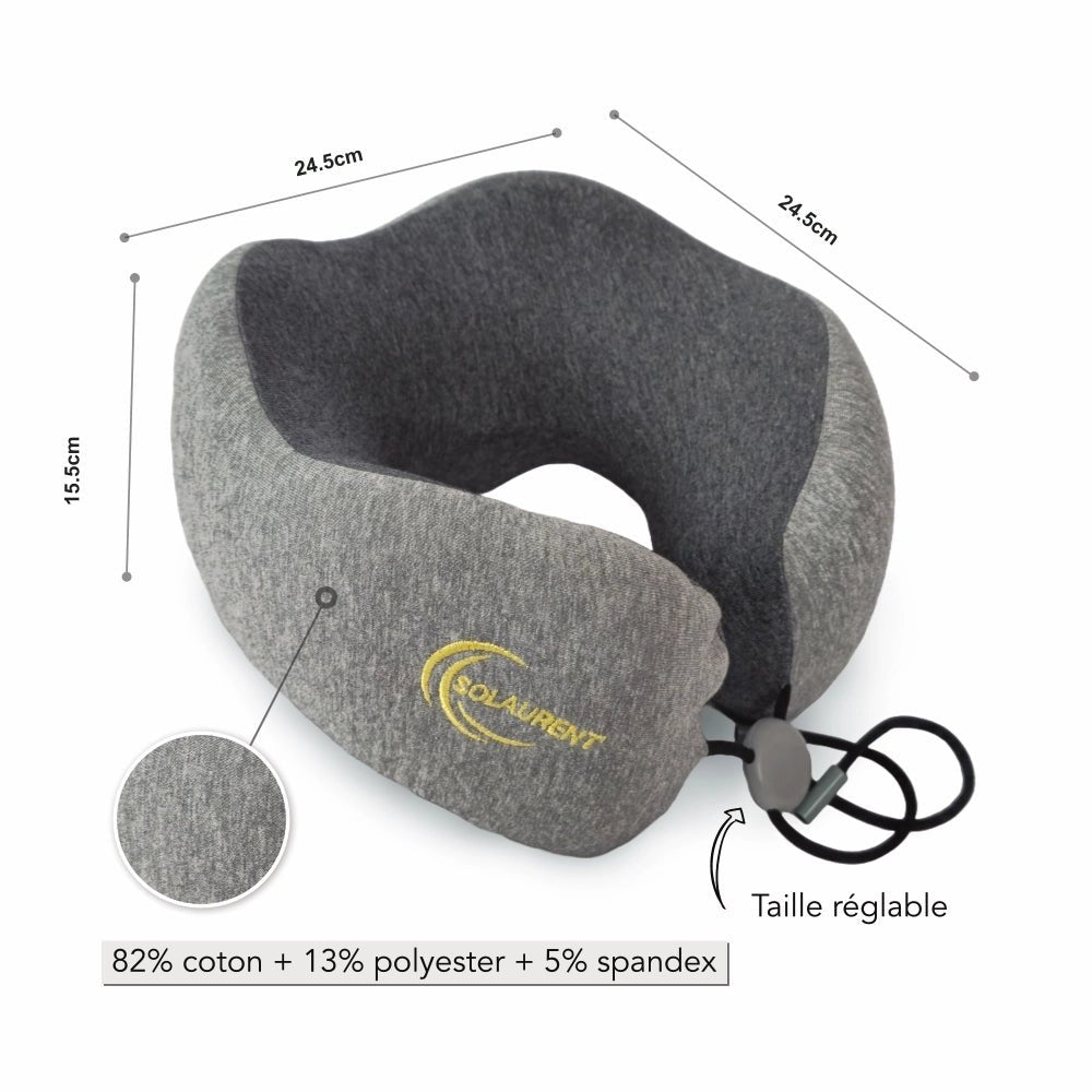 Dream Travel - Oreiller de Voyage Ergonomique - Solaurent