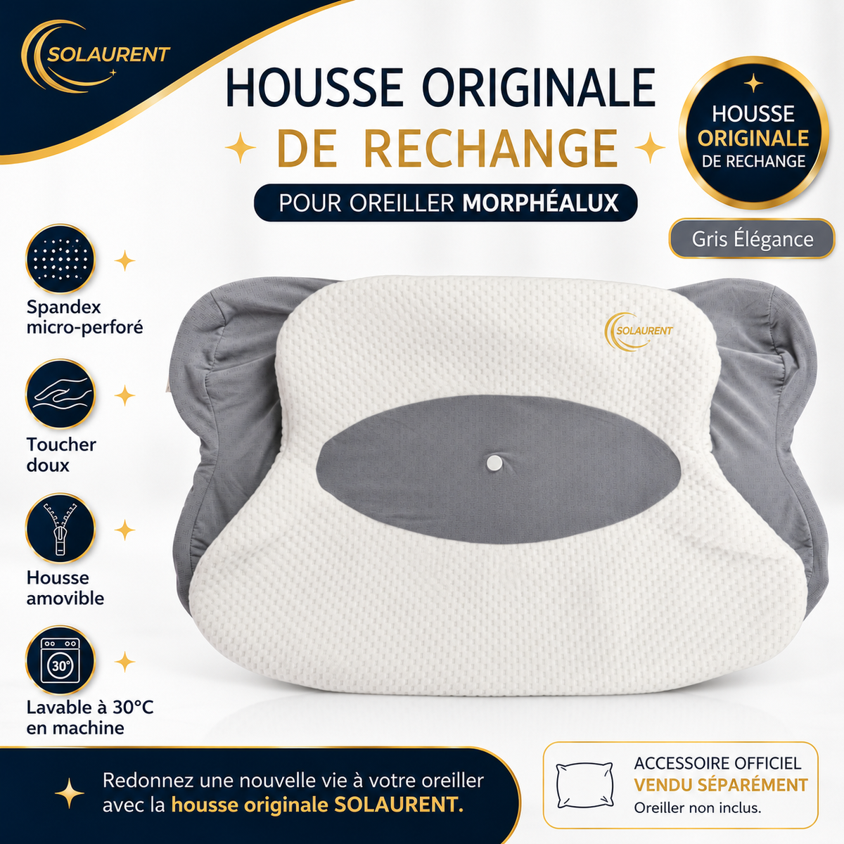 Housse de Protection -  Morphéalux Gris