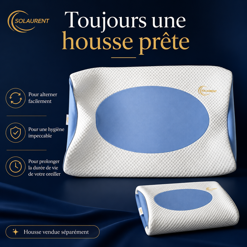 Housse d'oreiller originale Wavéalux Bleu